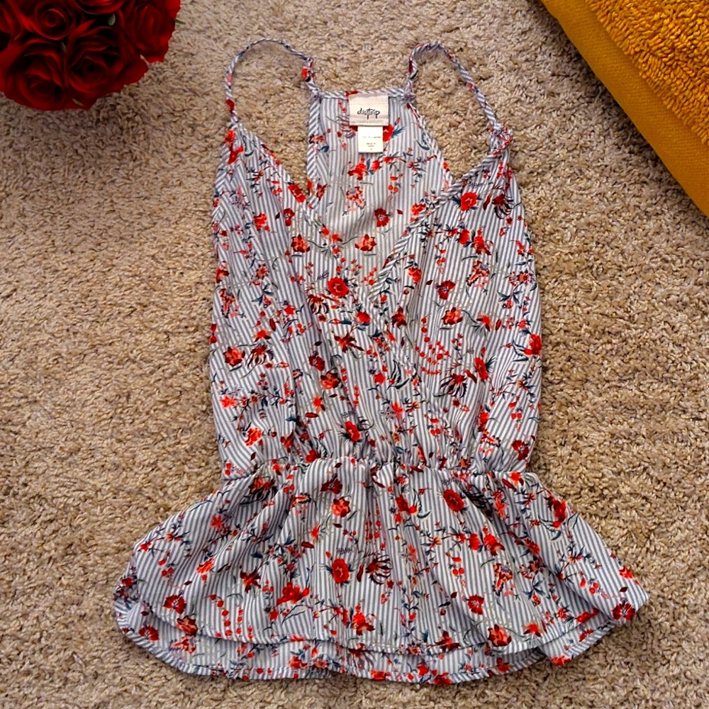 Daytrip Floral Cottagecore Hippie Spaghetti Strap Size Small ♥️